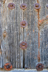 Textura de puerta de madera antigua 