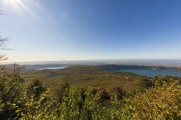 Lake Albano and Lake Nemi to the Roman castles. A landscape surrounded by nature and the sacred way