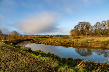 The River Ouse near Lewes in Sussex