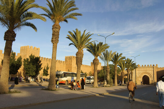 Taroudannt , murallas de adobe.Valle del Sous.Antiatlas.Marruecos.