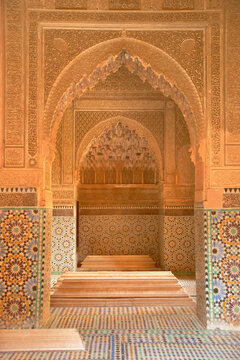 Tumbas Saadíes.Marrakech.Ciudad Imperial.Marruecos.Africa.