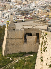 Baluarte de Sant Jaume, recinto amurallado de Dalt Vila(s.XVI).Eivissa.Ibiza.Islas Pitiusas.Baleares.España.