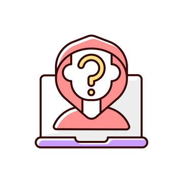 hacker question mark laptop icon clip art preview