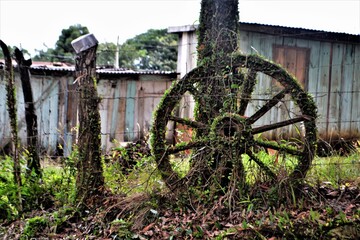 old farm machinery