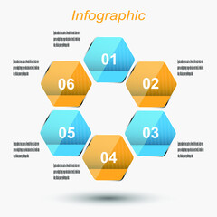 Info-graphic design template. Idea to display ranking and statistics.