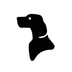 Dog icon set collection. Vector silhouette of dog.