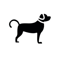 Dog icon set collection. Vector silhouette of dog.