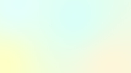 Abstract green yellow soft cloud background in pastel colorful gradation.