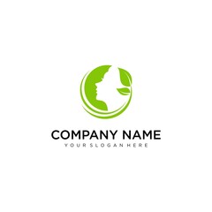 Vector abstract logo and branding design templates in trendy linear minimal style, emblem for beauty studio and cosmetics - female portrait, beautiful woman's face - badge for make up artist, fashion