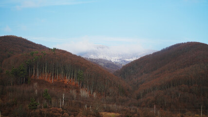 panorama of the mountains