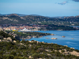 Fototapeta na wymiar A view of La Maddalena island