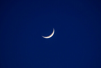 Naklejka na ściany i meble Crescent Moon clear sky