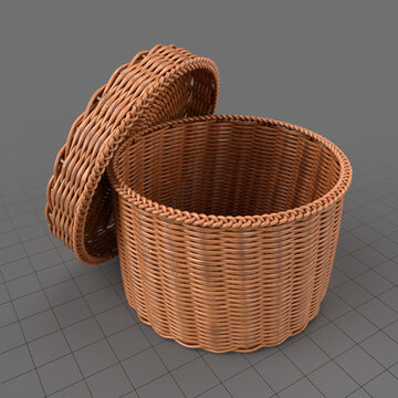Medium wicker box