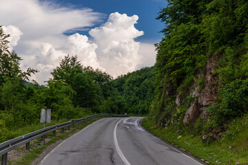 road in the mountains