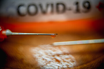 Injection needle for covid vaccination.