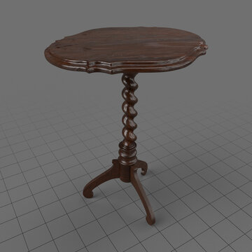 Twisted tripod table