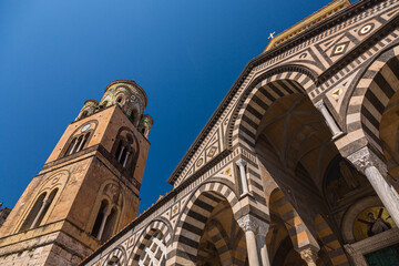 Fototapeta na wymiar イタリア　アマルフィの大聖堂 