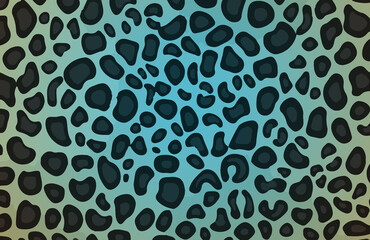 leopard blue pattern