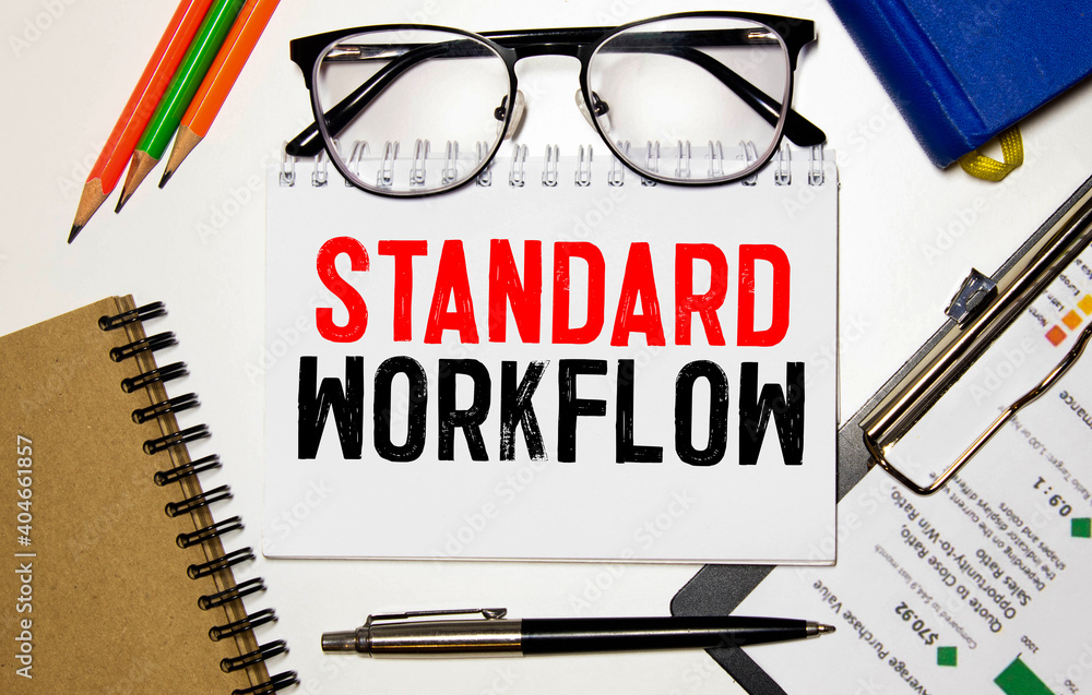 Poster text standard workflow