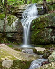 Waterfall in the Ozark wilderness