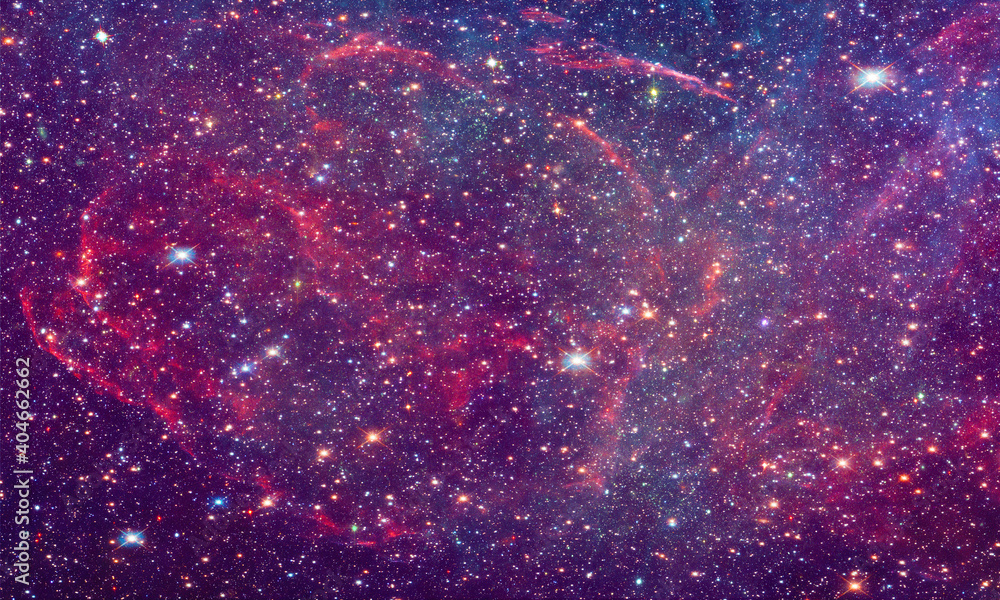 Wall mural starfield - elements of this image furnished by nasa