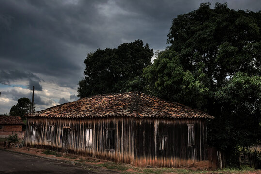 casinha de madeira