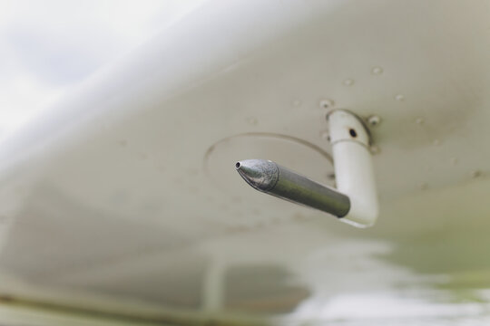 probe Germanwings airplane pressure measurement sensor. close-up