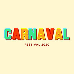Carnaval vector illustration background. Brazil culture celebration. Eps 10 