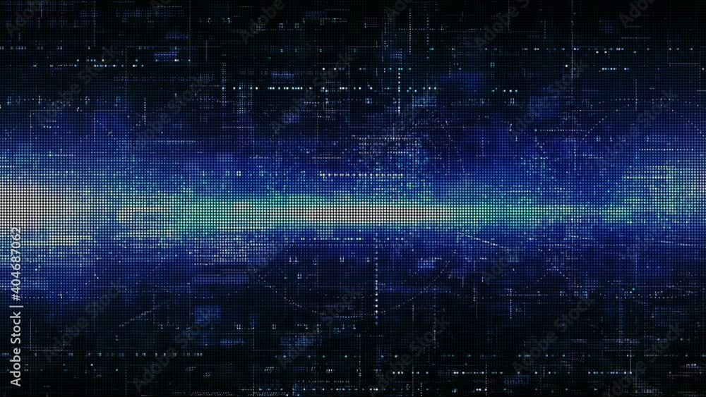 Poster technology digital abstract background, digital matrix particles grid virtual reality abstract cyber
