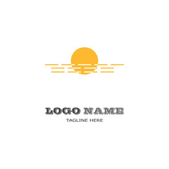 Fototapeta premium Sun Vector illustration Icon Logo Template design