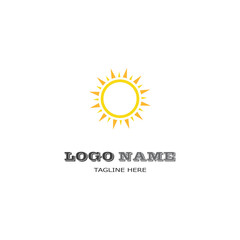 Sun Vector illustration Icon Logo Template design