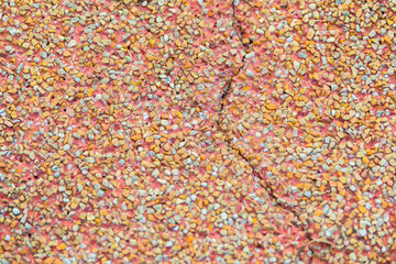 Obraz premium Sand texture floor, Colorful stone and rock floor texture.