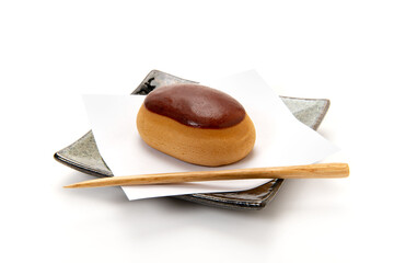 和菓子の栗饅頭