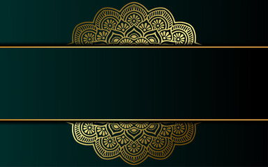 Luxury ornamental mandala background with arabic islamic east pattern style premium vector