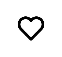 Fototapeta na wymiar Heart Love Icon Logo Vector Illustration