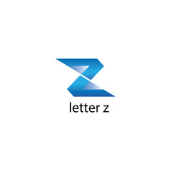 letter z logo vector illustration color gradient design element