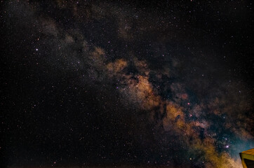 Milky Way above the corner of my house.