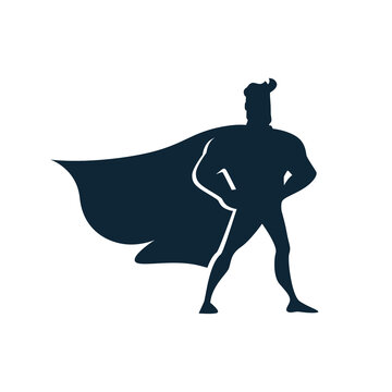 Super Dad Silhouette Logo