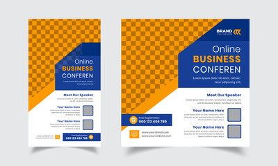 Business Conference Instagram Or Web Banner Set Design