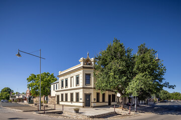 December 19th 2020 Beechworth Australia : Exterior view of the Honey Discovery building in...