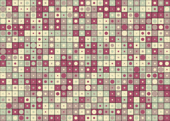 Abstract Geometric Pattern generative computational art illustration