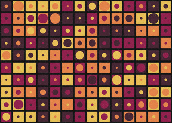 Abstract Geometric Pattern generative computational art illustration