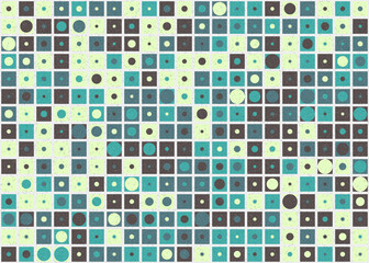 Abstract Geometric Pattern generative computational art illustration