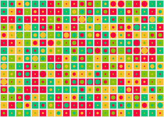 Abstract Geometric Pattern generative computational art illustration