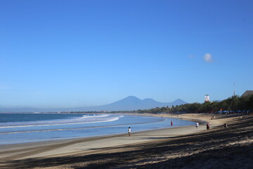 Kuta beach Bali in the morning