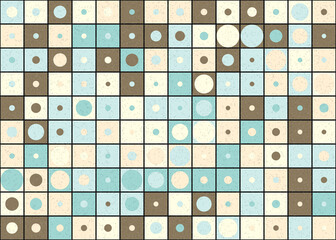 Abstract Geometric Pattern generative computational art illustration