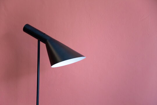 New Design Lamp Interior In Pink Room.