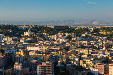 Fototapeta na wymiar イタリア　ナポリのサンテルモ城からの景色 