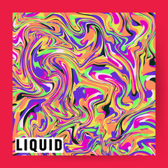 Colorful Liquid Marble Texture background 