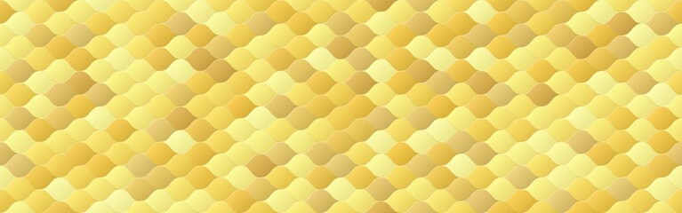 Shiny gold, gradient color wave seamless pattern background, line geometric luxury texture, minimal design style, stock vector illustration panoramic backdrop for social media header, banner, link